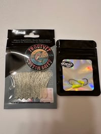 Image 2 of Glow Mini Jig Collab Pack Yellow TUGA.LEADHEADS