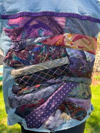 Image 5 of XXL Crazy Patch Denim Vest
