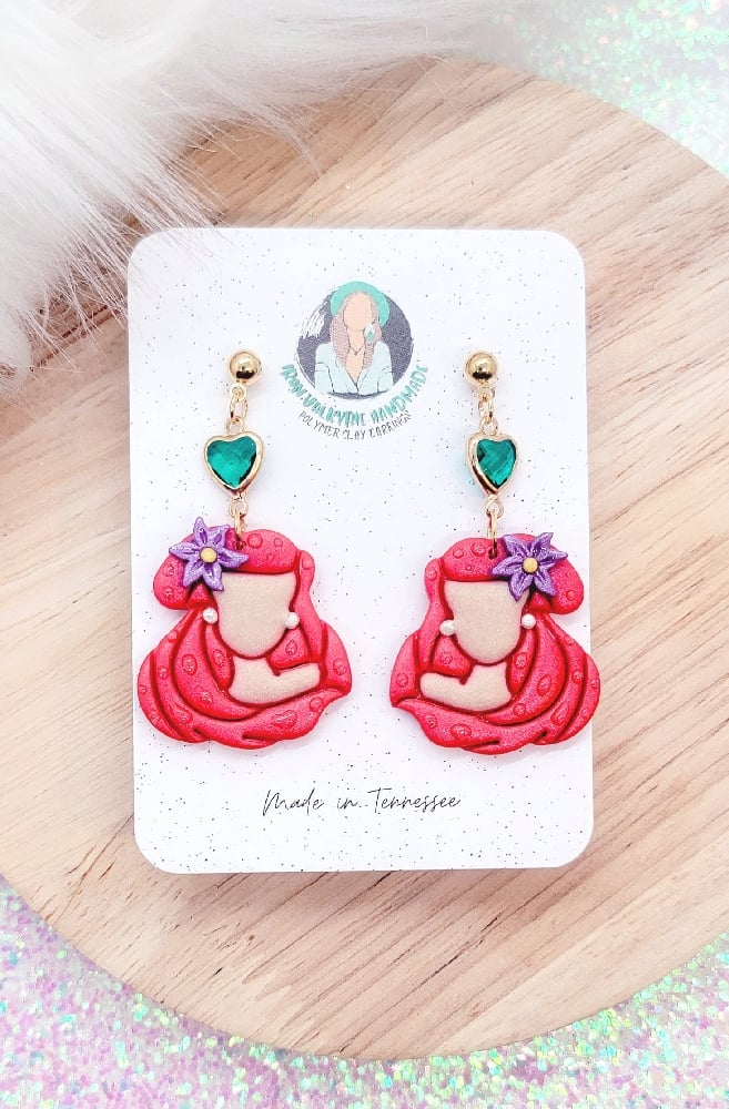 Image of Under the Sea Princess Earrings