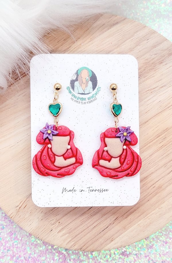 Image of Under the Sea Princess Earrings