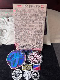 Image 11 of DUANE PETERS TRICK LIST W STICKERS AND SHADES INDY OJ 