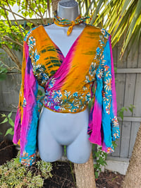 Image 1 of Wanderlust Stevie top rainbow tie dye upto 14