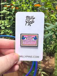 Now Kiss Me You Fool - One Direction Enamel Pin - 1D Fan Merch