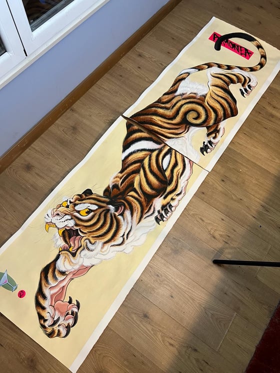 Image of Tiger paint