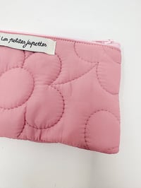 Image 2 of Pochette de transport LA SOLAIRE matelassé rose fleurs