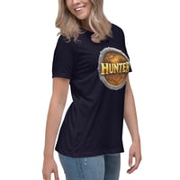 Image 4 of Women's Relaxed T-Shirt,  Hunter Emblem T-Shirt | Hunting Outdoor Graphic Tee