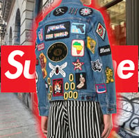 Image 3 of 🚨GRaiL ALeRt🚨2018 SuPReMe PaTcHeS 🚸 DeNiM TRuCKeR JaCKet 🧥 