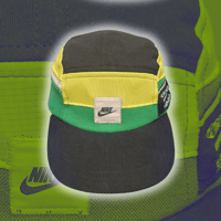 Image 1 of Neon/Green NIKE 5 panel hat (2/2),