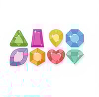 Image 1 of Shiny Gems Mini Diamond Painting Kit by Doodles First