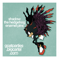 Image of Shadow the Hedgehog Enamel Pins