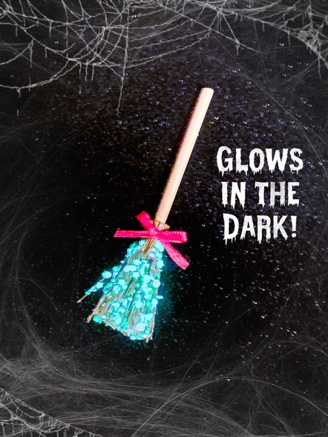 Glow in the Dark Mini Brooms