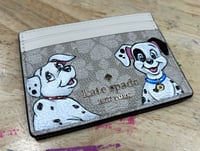 Image 1 of RTS Hand Painted KS Cardholder - Pups