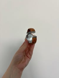 Image 3 of Vintage brown leather bracelet watch