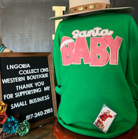 Image 1 of santa sweatshirt