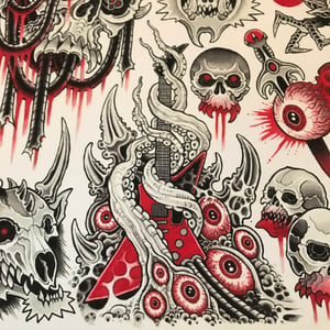 Image of Death Metal Flash sheet by Eli Wood