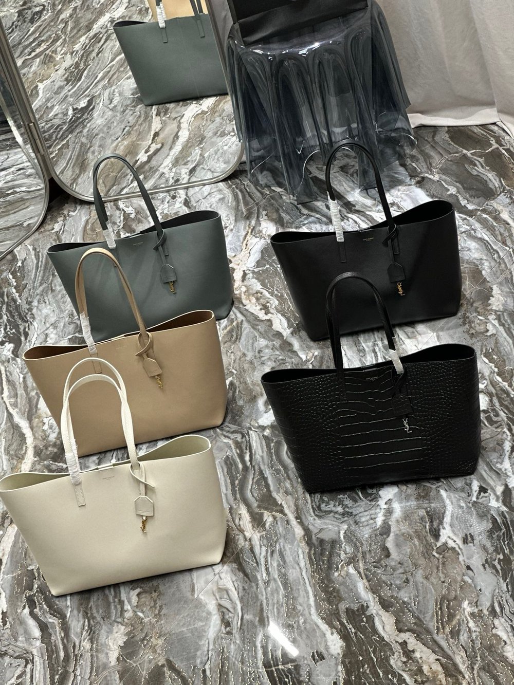 YSL Plain Tote