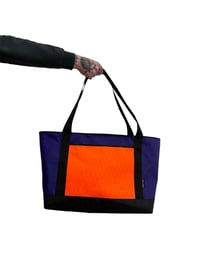 Image 1 of Purple & Orange X-Pac® XL Beach Tote