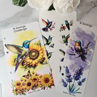 Image 2 of Hummingbirds Savings Challenge A6
