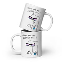 Image 2 of allergy pills White glossy mug 