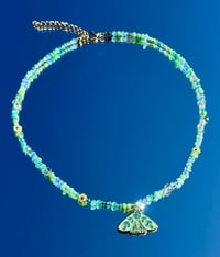 Image 2 of Sage Moth Necklace