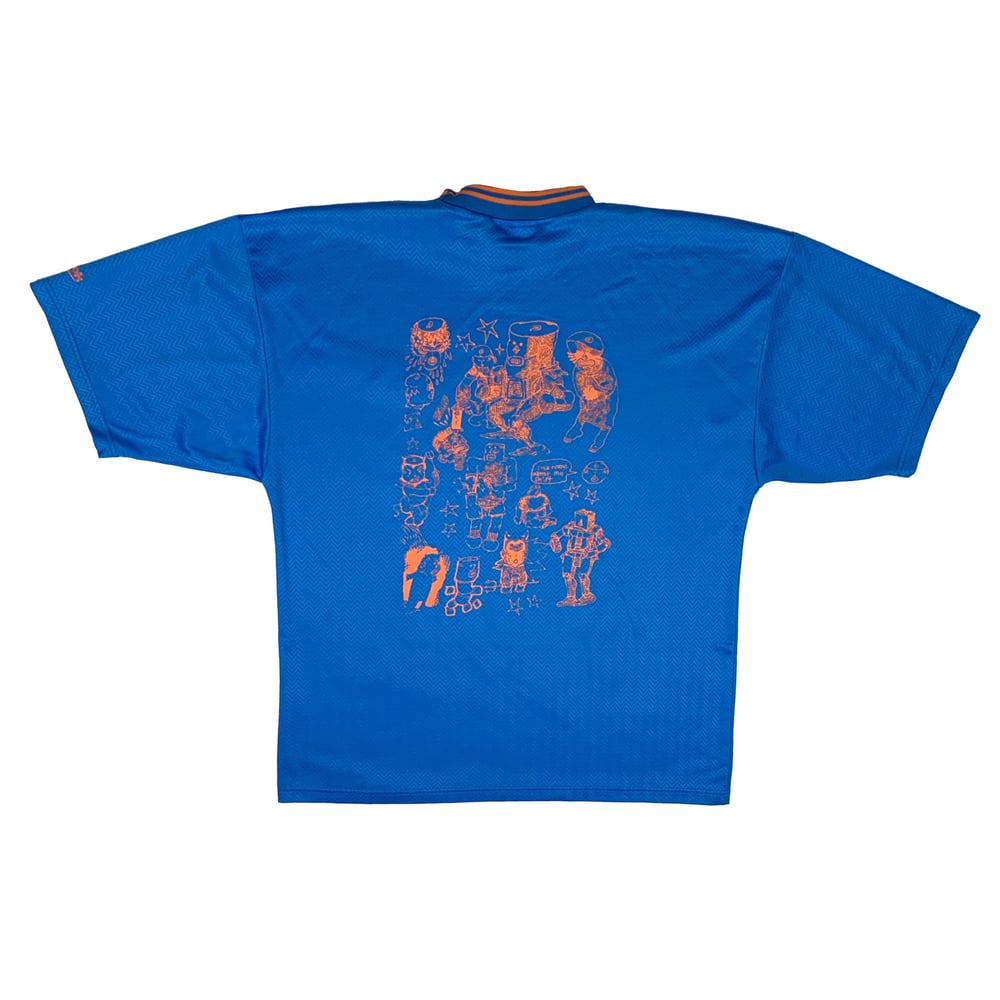 Image of 1/1" Reebok t-shirt (Blue/Orange)