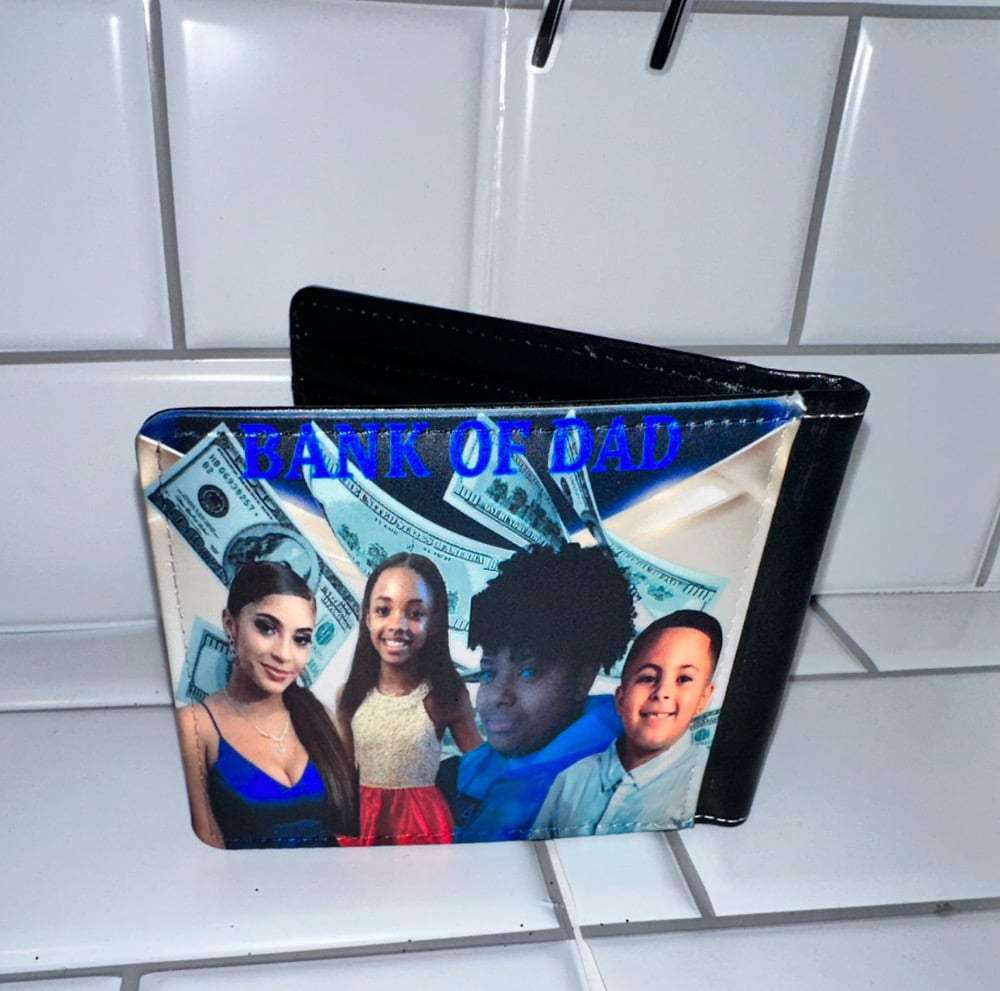 Image of Custom Men Wallets. Email your custom picture or ideas of what you want on your wallet 