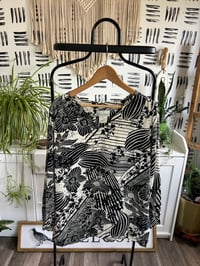 Image 1 of Vintage printed silk top