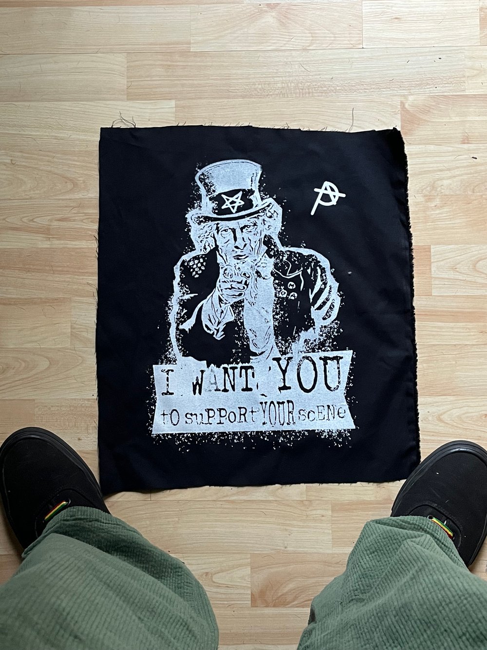 UNC SAM SUPPORT YOUR SCENE - Back Patch