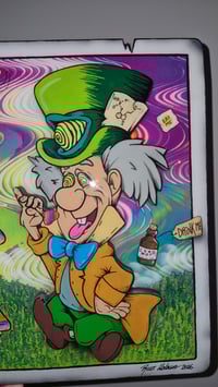 Image 3 of Mad hatter wood cutout 