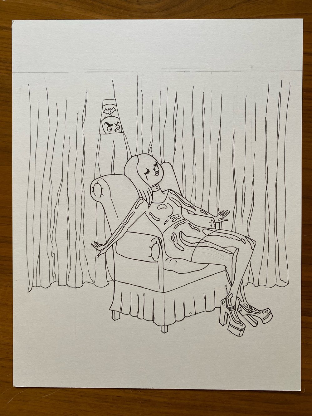 DWELLINGS variant cover original art