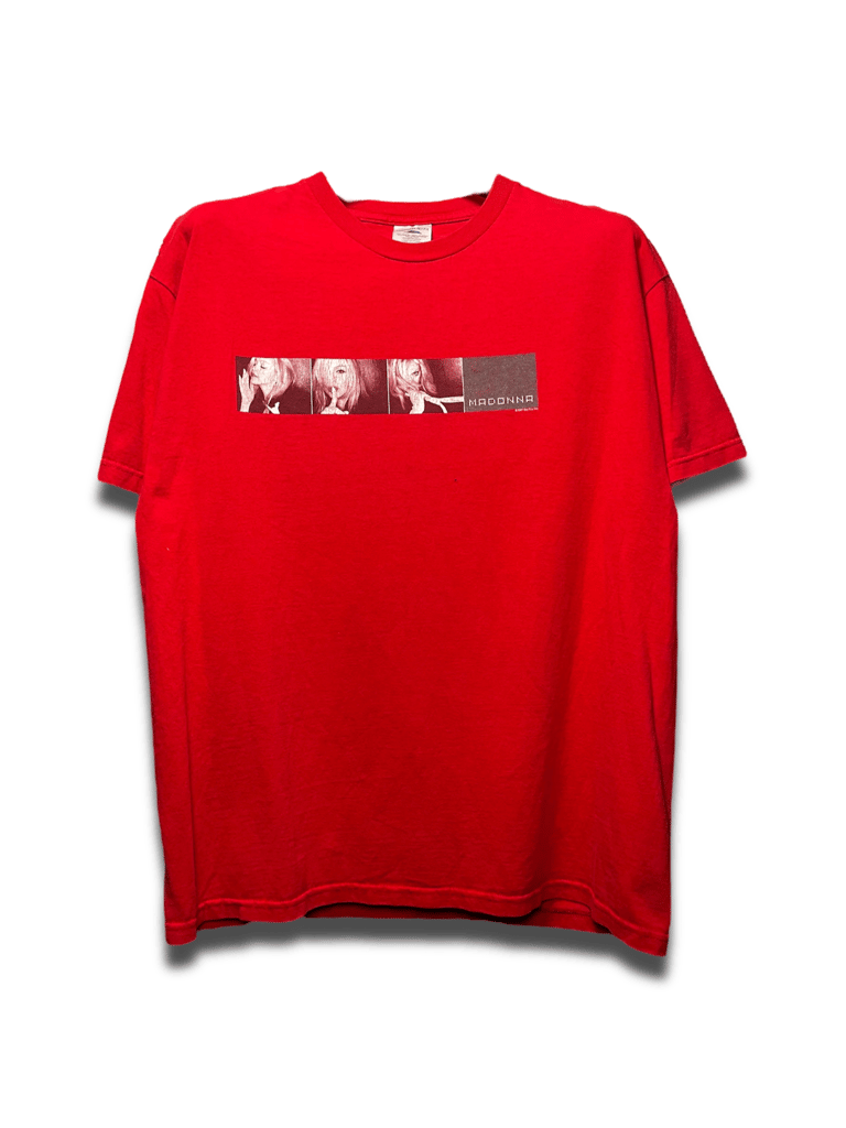 01 Madonna Box Logo 'Drowned World' Tour | Trench Work Vintage