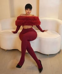 Image 9 of Barbie Fur top jumpsuit 