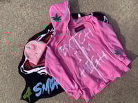Image 1 of BXTCH IM HIGH PINK ZIP-UP