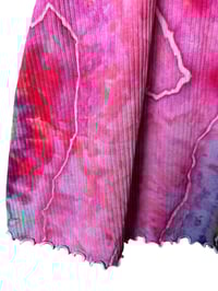 Image 7 of XL 90's Babydoll Mini Dress in Euphoric Geode Ice Dye