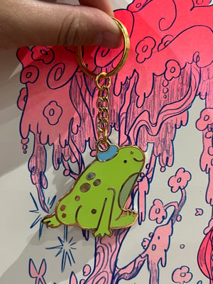 Froggy Butt Keychain