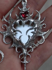 Image 6 of Mirror Heart #2 - Necklace