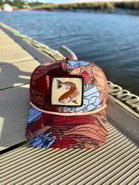 Red/Blue Redfish Patch Hat 