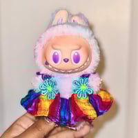 Image 1 of Rainbow Floral Vestido