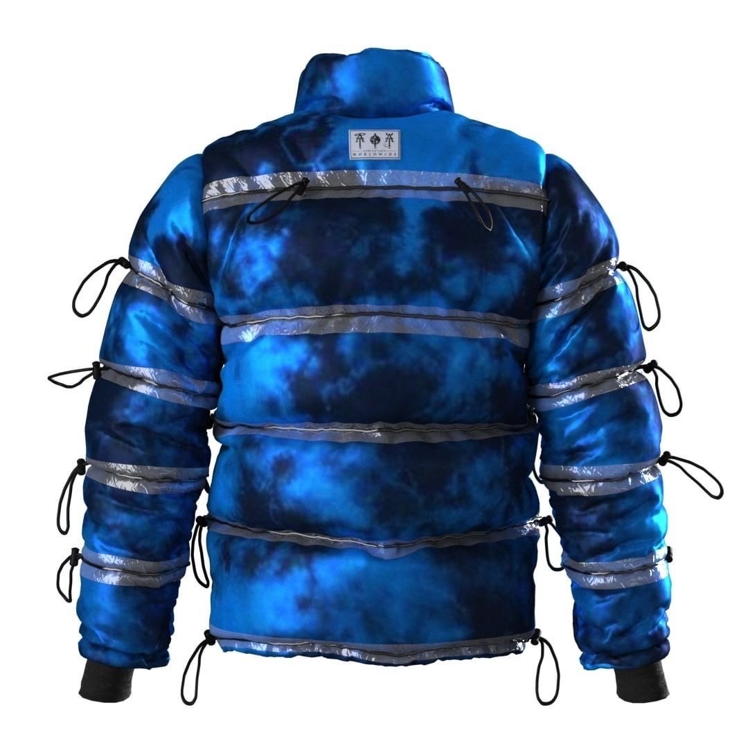 Image of Blue Storm Puffer Jacket 
