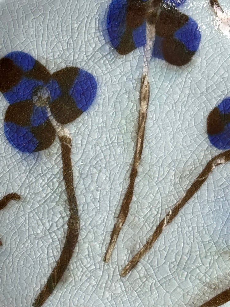 Image of Plato Porcelana Flor 02