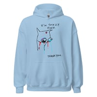 Image 10 of totally fine Unisex Heavy Blend Hoodie | Gildan 18500 copy copy