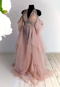 Image 1 of Photoshooting tulle dress Elvina | size S-M | powder pink