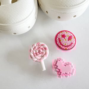 Image of Sweets, Love and Happiness Croc Charm (Set of 3)