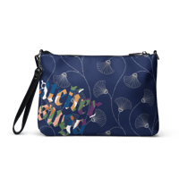 Image 2 of "FLOWERS" CROSSBODY PREMIUM LEATHER BAG