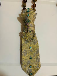 Image 4 of Leopard/Heart ” Tie Necklace