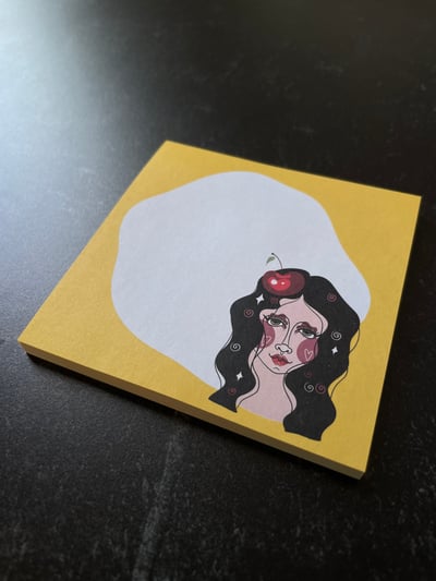 Image of Cherry Splat Mauvais Sticky Notes