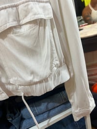 Image 4 of  Splendid  white crop jacket 