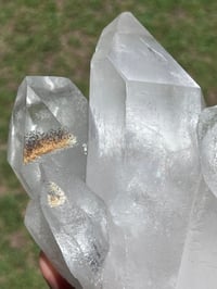Image 22 of Clear Quartz Points Cluster With Chlorite Inclusions Statement Piece #2543