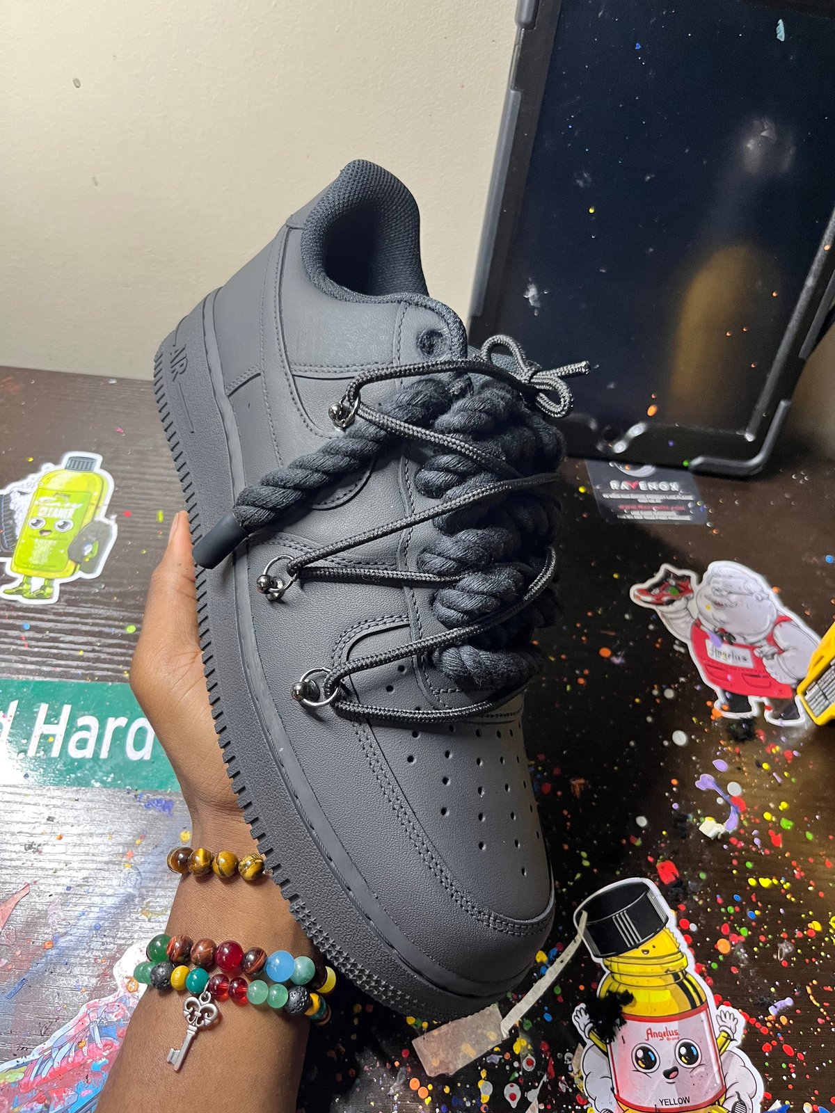 Black af1 fit best sale