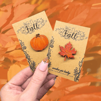 🍁HELLO FALL🍁 Pins En Bois 